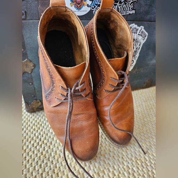 Steve Madden Men's Breemer Chelsea Boot Tan Leather 8M - Picture 2 of 12